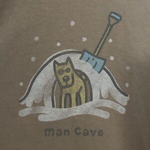 Life is Good Men’s Large “Man Cave” long sleeve shirt